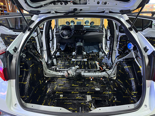 최신 회사 솔루션 정보 도요타 이자바 차 전체 음 절연 구조