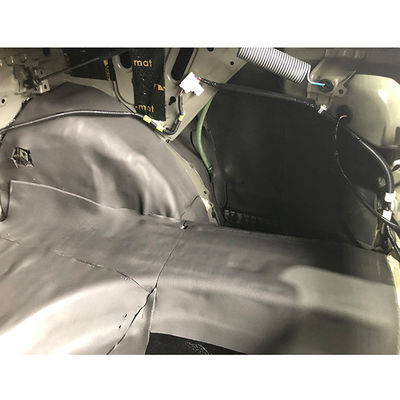 Black Acoustic Foam Automotive Sound And Heat Insulation Mat Peel And Stick Installation